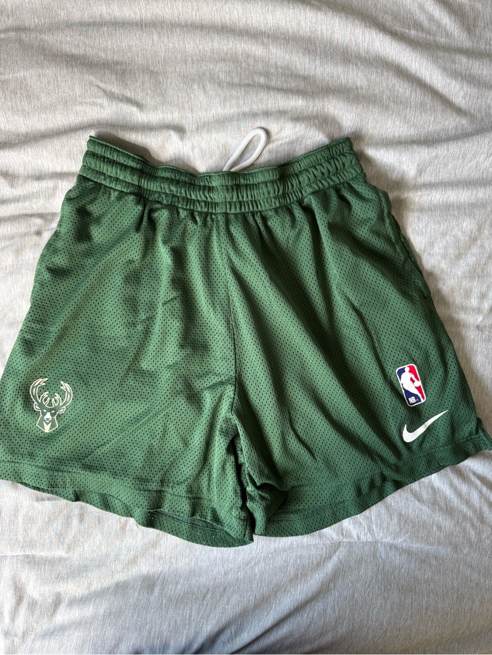 Nike NBA Milwaukee Bucks Green Athletic Shorts